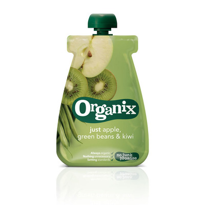 Organix Just apple green beans en kiwi