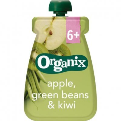 Organix Knijpfruit appel groene bonen&kiwi 6-36m