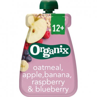 Organix Knijpfruit haver appel banaan 6-36 m