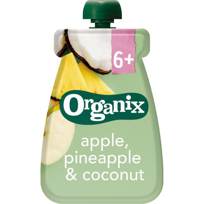 Organix Appel, ananas & kokos 6-36m