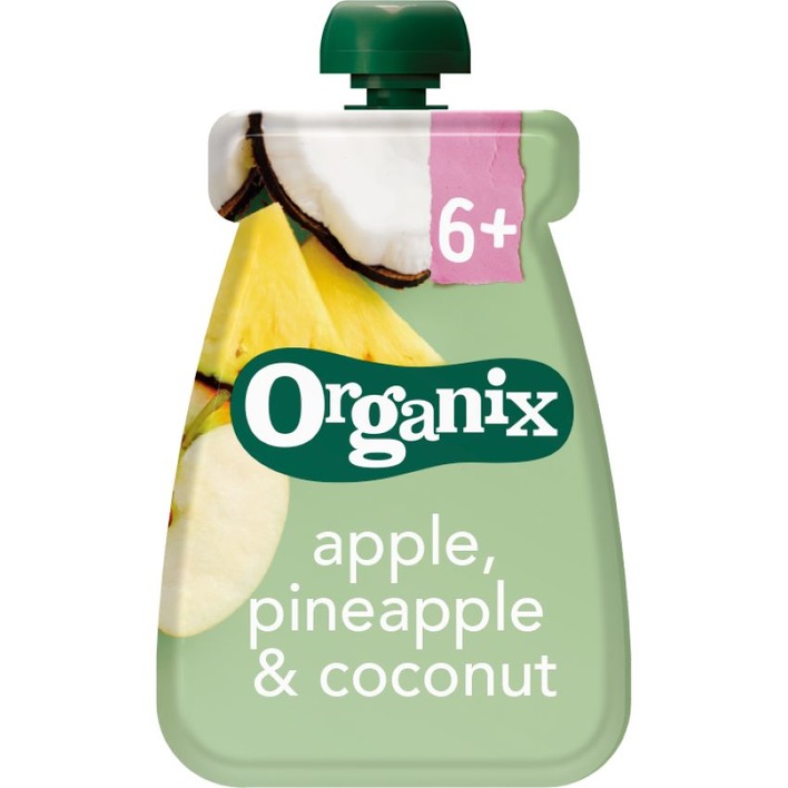 Organix Appel, ananas & kokos 6-36m