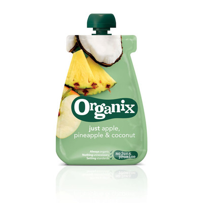 Organix Just apple pineapple and coconut