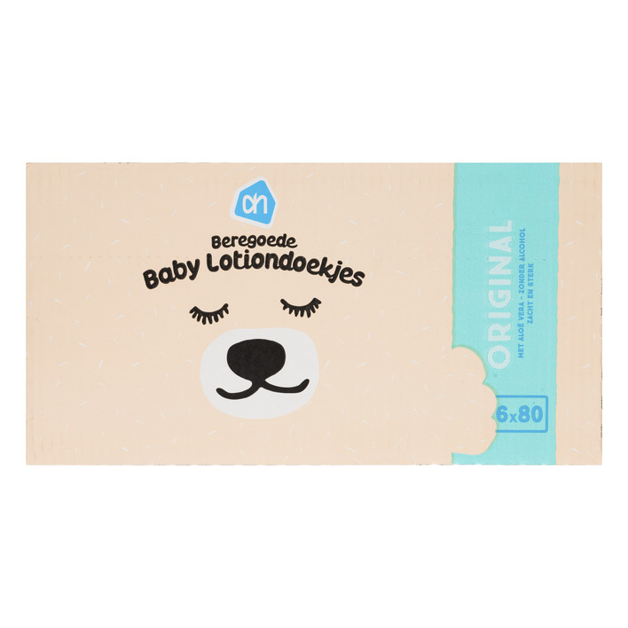 Huismerk Beregoede baby lotiondoekjes 6 pak