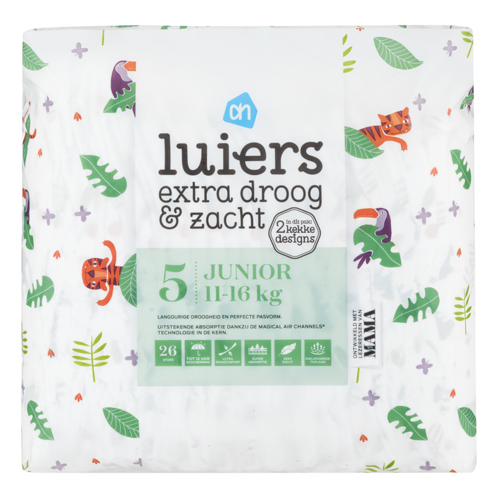 Huismerk Extra droog zacht luiers 5