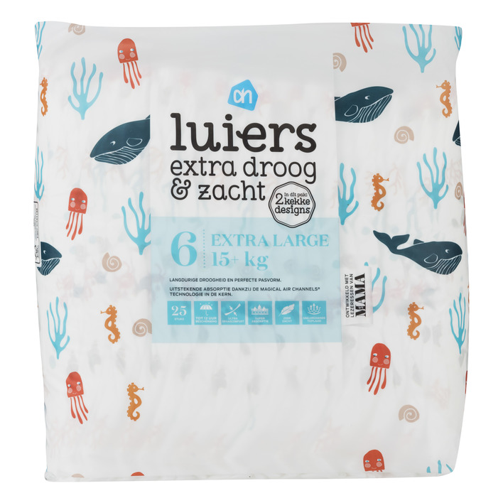 Huismerk Extra droog zacht luiers 6