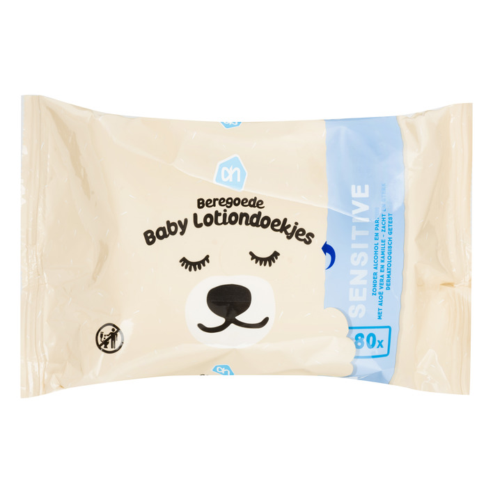 Huismerk Beregoede baby lotiondoekjes sensitive