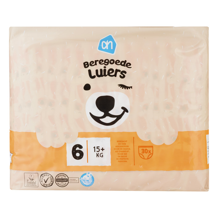 Huismerk Beregoede luiers exlarge maat 6