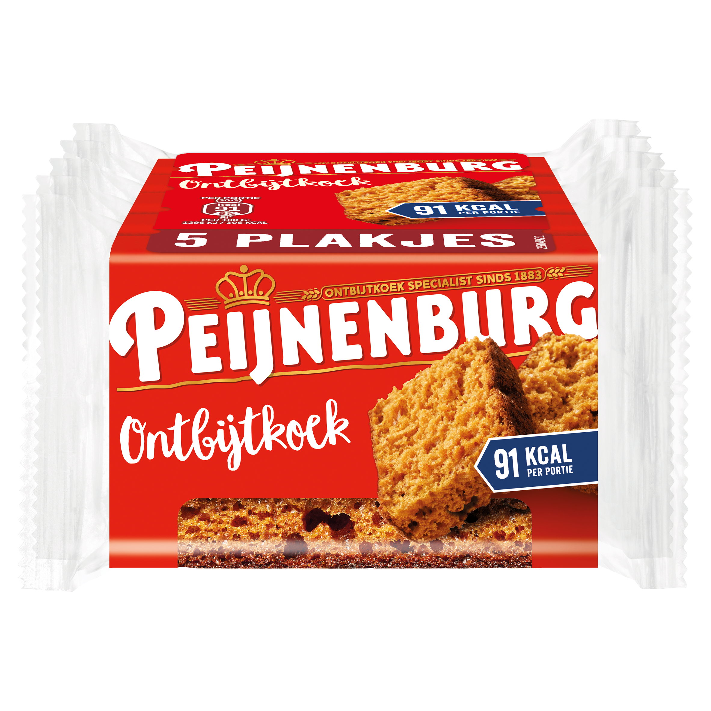 Peijnenburg Ontbijtkoek 5 x 30 g