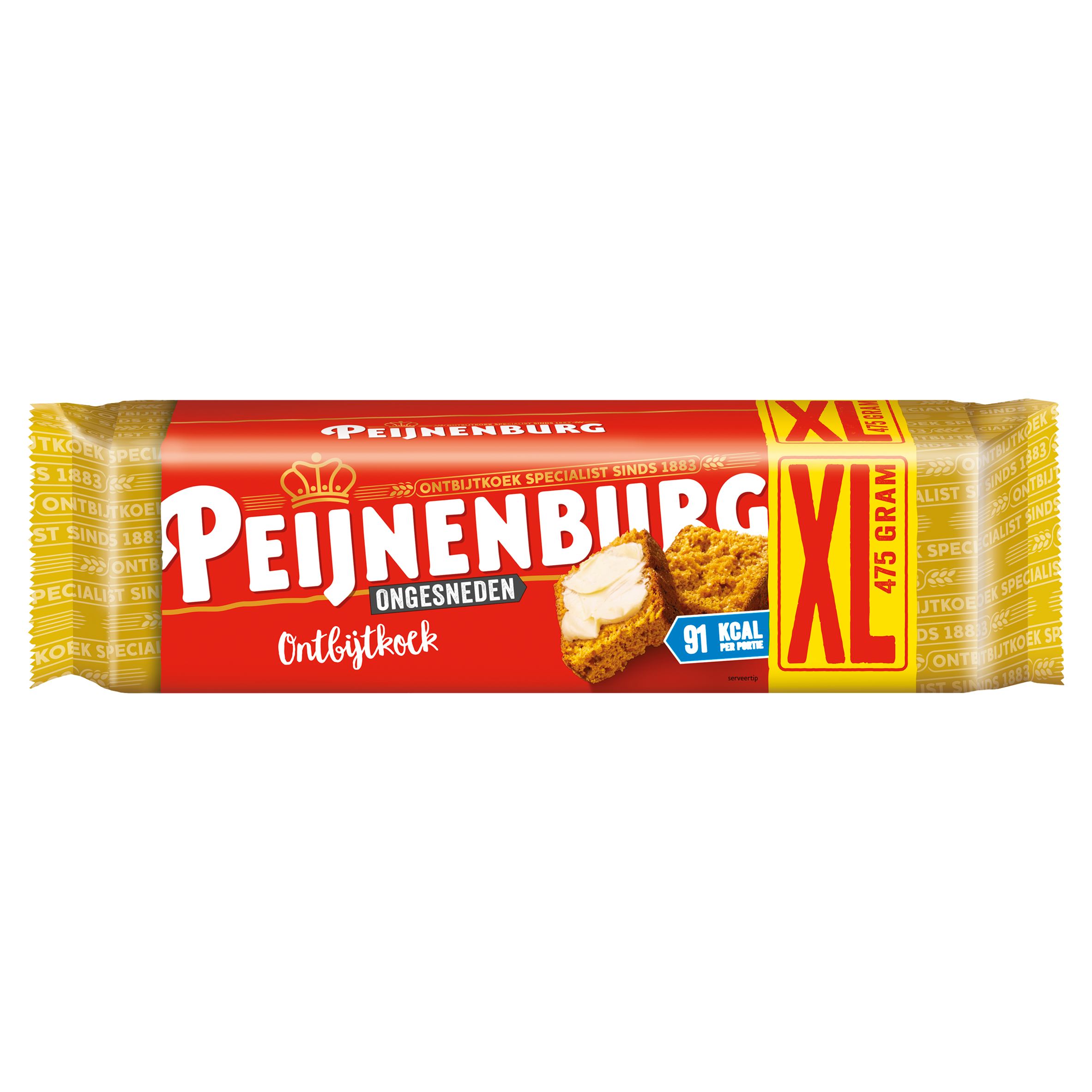 Peijnenburg Ongesneden Ontbijtkoek XL 475 g
