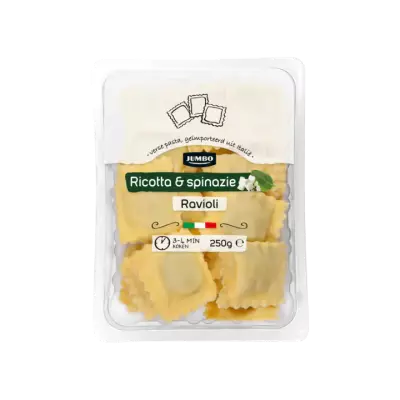 Huismerk Ricotta & Spinazie Ravioli