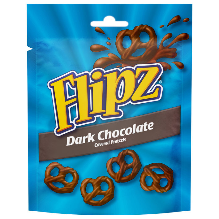 Flipz Dark chocolate pretzels