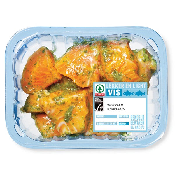 Huismerk wokzalm knoflook