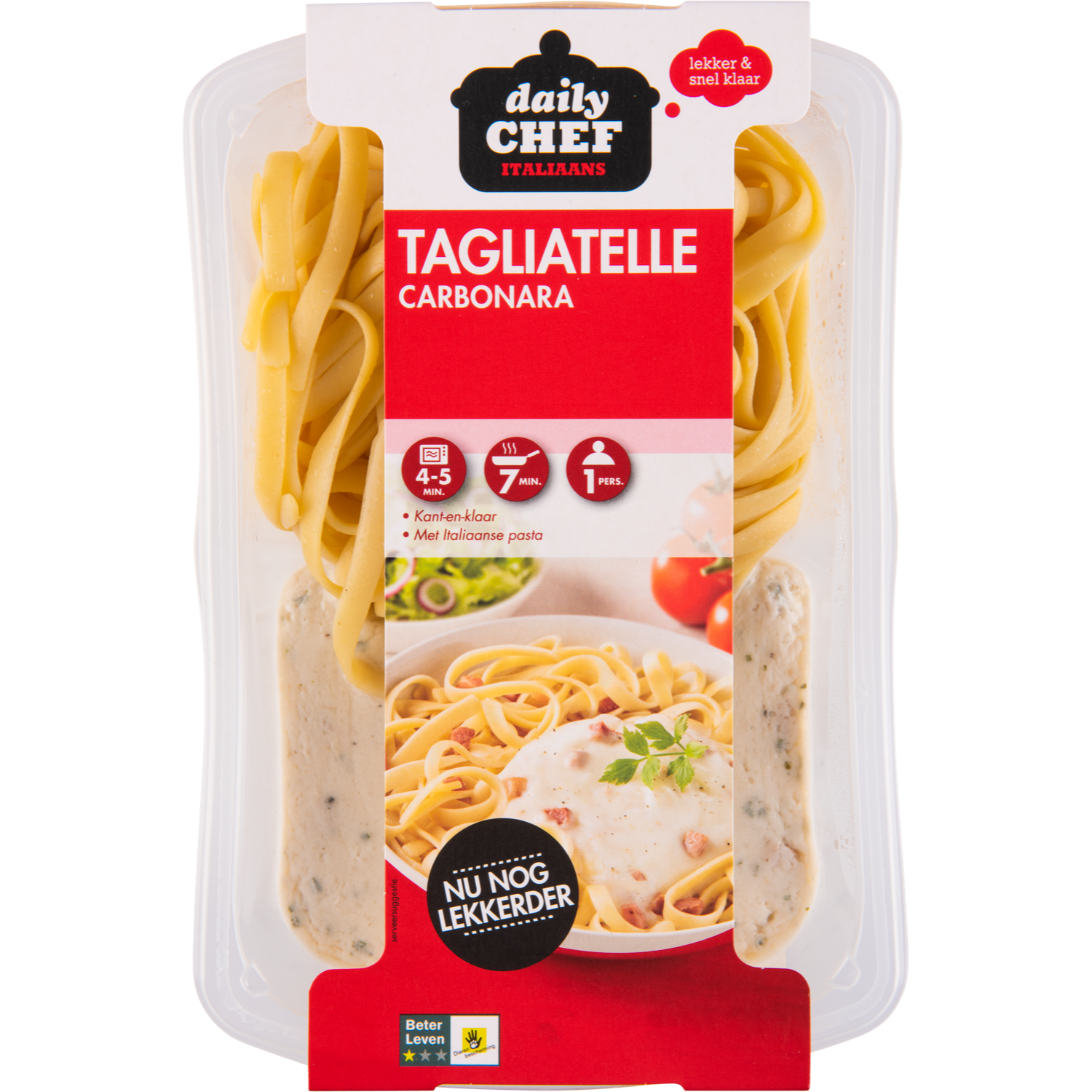 Huismerk Tagliatelle carbonara