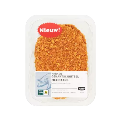 Huismerk Varken Gehaktschnitzel Mexicaans 2 Stuks