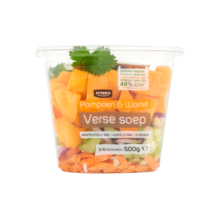 Huismerk Pompoen & Wortel Verse Soep