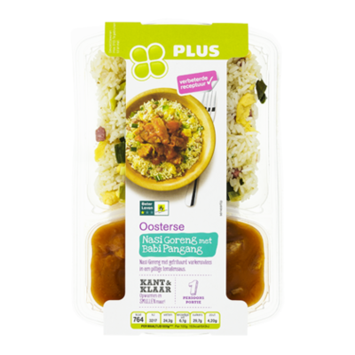 Huismerk Nasi goreng met krokante babi pangang