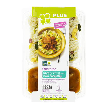 Huismerk Nasi goreng met krokante babi pangang