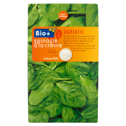 Bio+ Spinazie a la crème