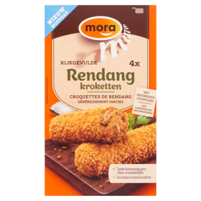 Mora Rijkgevulde Rendang Kroketten 4 x 75 g