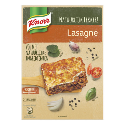 Knorr Natuurlijk wereldgerecht lasagne