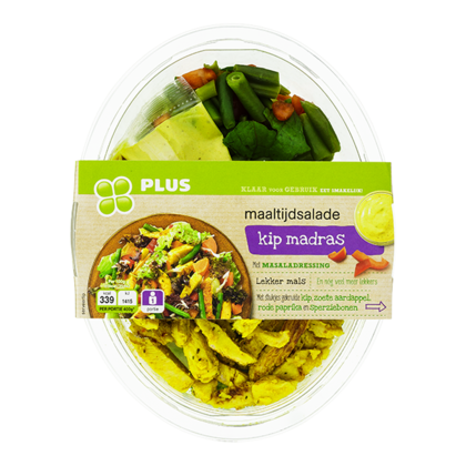 Huismerk Maaltijdsalade kip madras