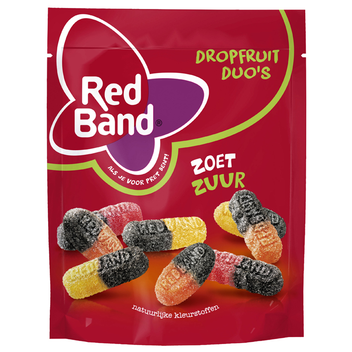 Red Band Dropfruit duo's zoet zuur