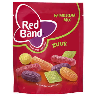 Red Band Winegum zuur