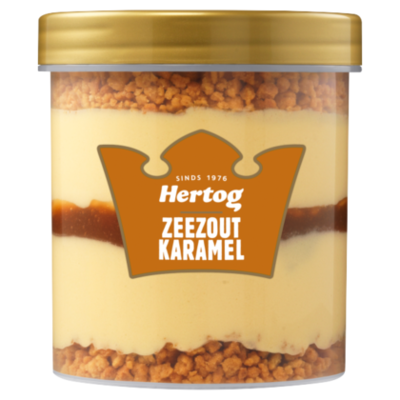 Hertog Karamel Zeezout IJsbeker