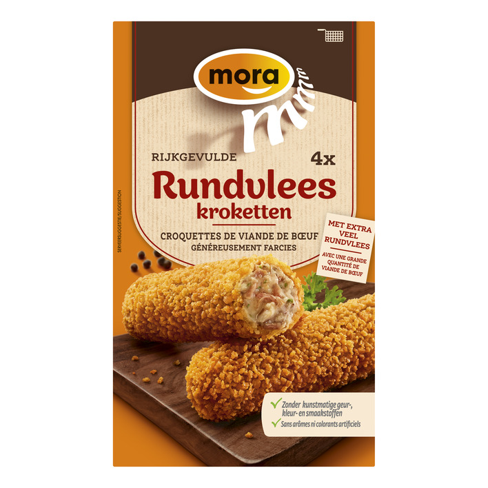 Mora Rundvleeskroketten extra gevuld