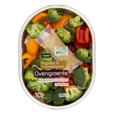 Huismerk Paprika & Champignon Ovengroente