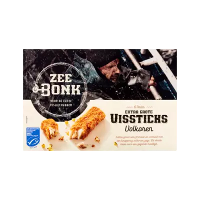 Zeebonk Extra Grote Vissticks Volkoren 6 Stuks