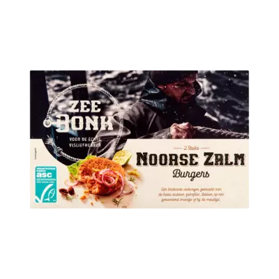 Zeebonk Noorse Zalm Burgers 2 Stuks