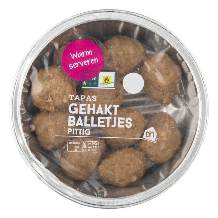 Huismerk Pittige gehaktballetjes