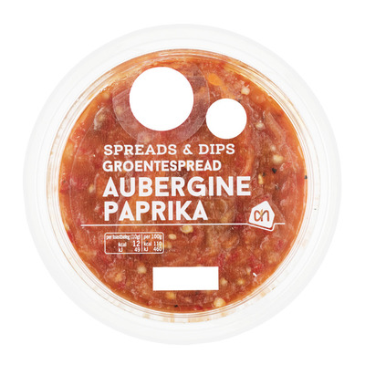 Huismerk Groentespread aubergine paprika