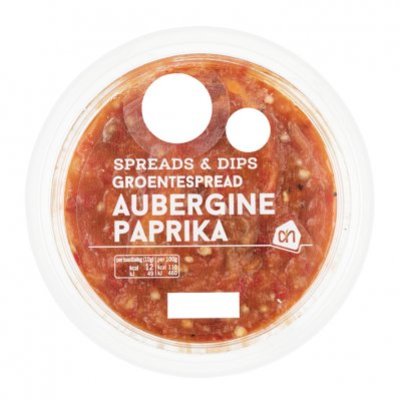 Huismerk Groentespread aubergine paprika