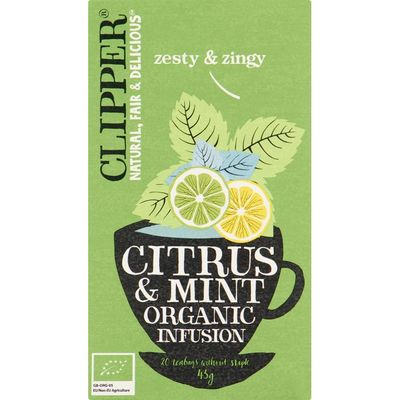 Clipper Infusion citroen munt kop bio