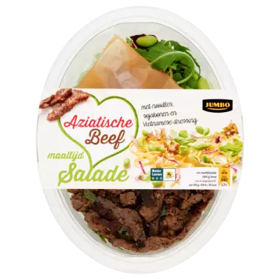 Huismerk Aziatische Beef Maaltijd Salade