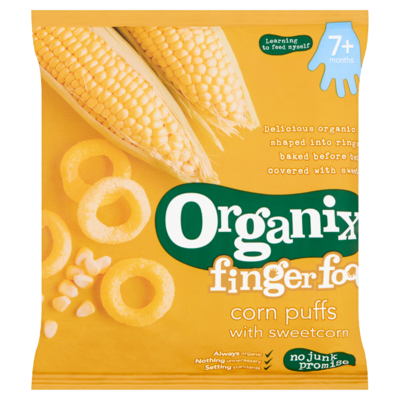 Organix Fingerfoods Maïs Knabbels 7+M 20 g