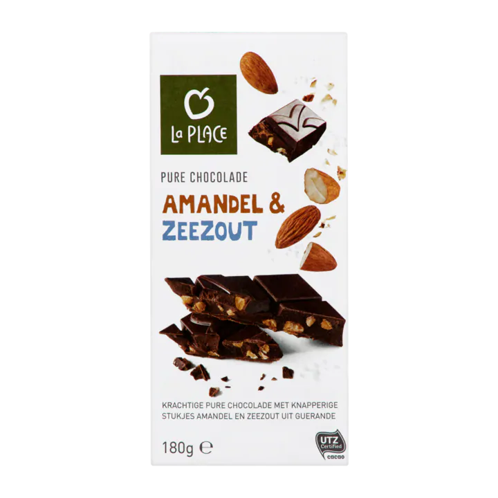 La Place Pure Chocolade Amandel & Zeezout