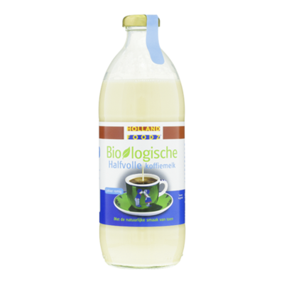 Holland Foodz Biologische koffiemelk halfvol