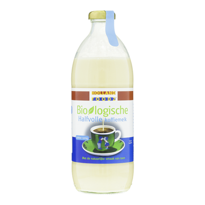 Holland Foodz Biologische koffiemelk halfvol