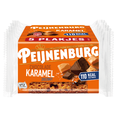 Peijnenburg Chocolade Karamel Zeezout 5 x 35,6 g