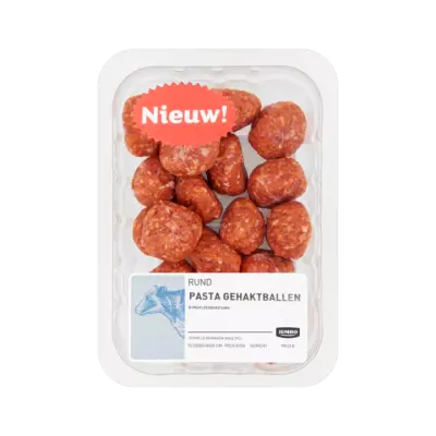 Huismerk Rund Pasta Gehaktballen