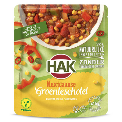 Hak Mexicaanse groenteschotel stazak