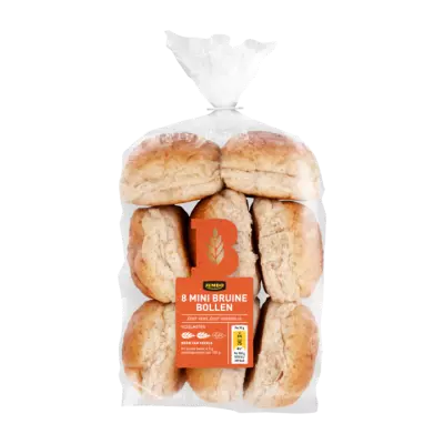 Jumbo Mini Bruine Bollen
