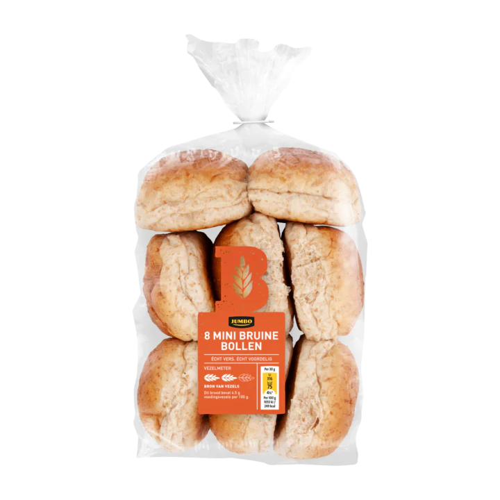 Huismerk Mini Bruine Bollen