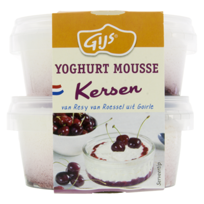 GIJS Bavarois yoghurt-room kersen