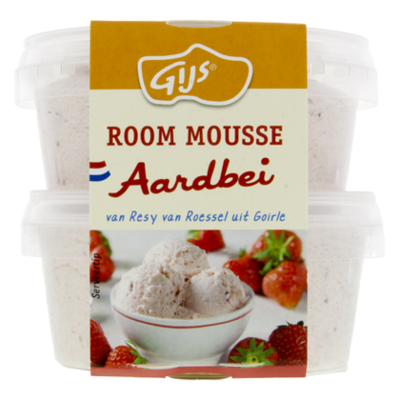 GIJS Mousse aardbei 2st