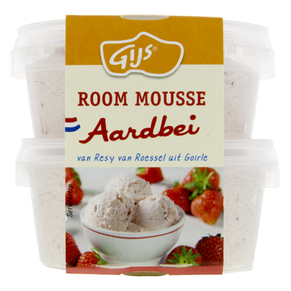 GIJS Mousse aardbei 2st