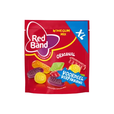 Red Band Winegum Mix XL Zacht Zoet Snoep Voordeelverpakking